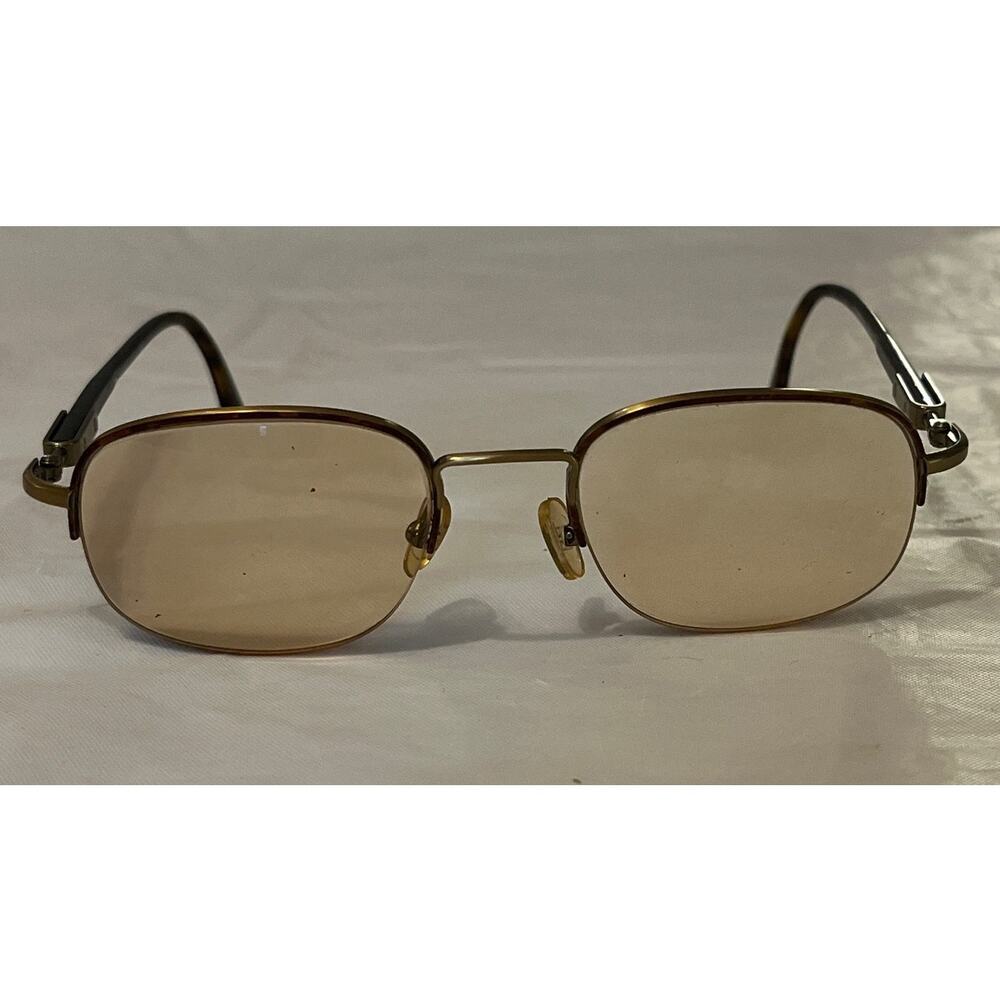 Givenchy Eyeglasses Frame France 1022 002 50-20-135 Bronze Half Rim